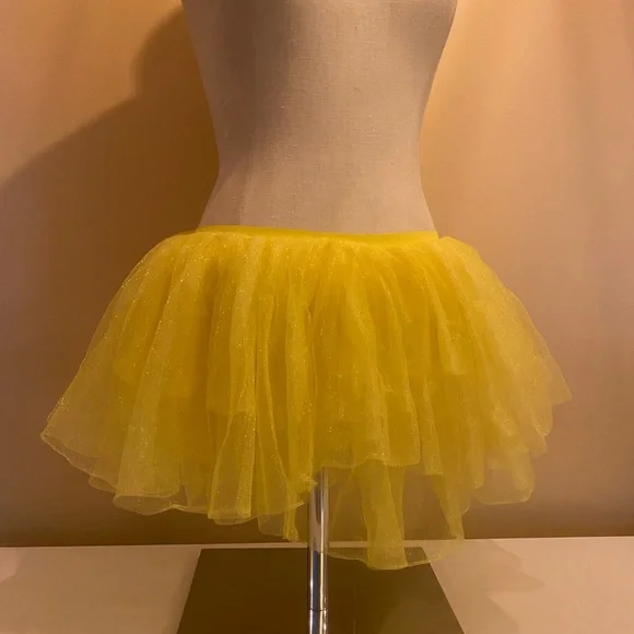 Yellow Tulle Skirt fairy core festival costume 🧚 - Picture 2 of 11